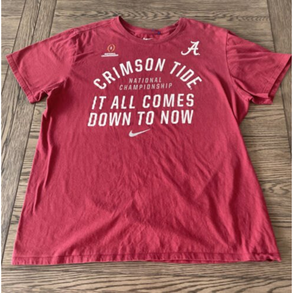 The Nike Tee Alabama Crimson Tide National Championship T-Shirt, Size XL
